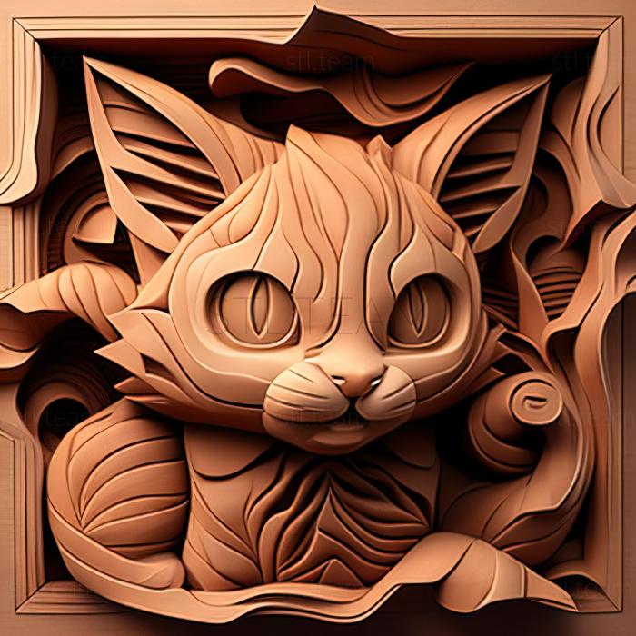 3D model st Meow from Pokemon (STL)